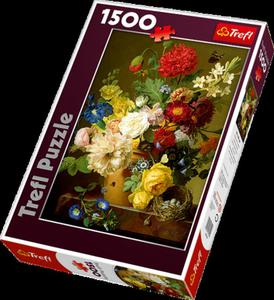 Puzzle 1500 el. Martwa natura z kwiatami Trefl - 2856245476