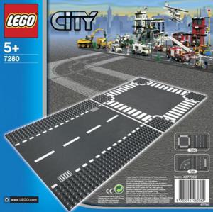 Odcinek prosty i skrzyowanie LEGO City 7280 - 2856499436