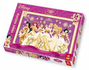 Puzzle 24 maxi Ksiniczki Disney Trefl