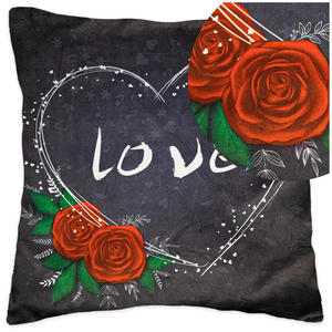 Poszewka 40 x 40 Dekoracyjna Heart Velvet 06 - 2868350393