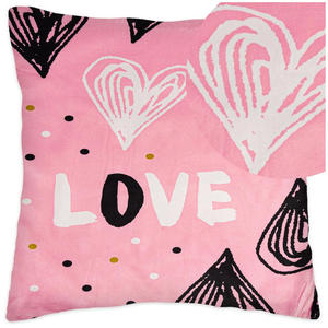 Poszewka 40 x 40 Dekoracyjna Heart Velvet 02 - 2868350397