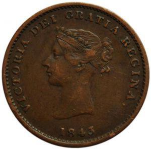 1/2 Penny 1843 - Kanada - 2859175740