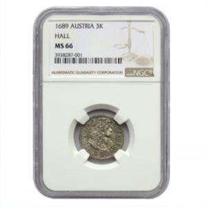 3 Kreuzer 1689 Hall - Austria - NGC MS66 - 2859175775