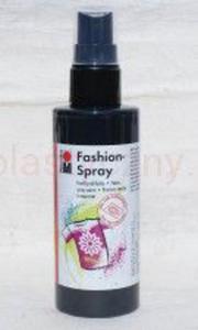 Farba do tkanin z atomizerem 100 ml 073 czarna Marabu Fashion Spray - 2860107564