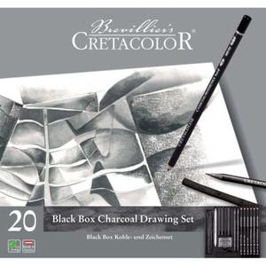 Komplet Black Box Charcoal Drawing set Cretacolor, 20 elementw - 2860108203