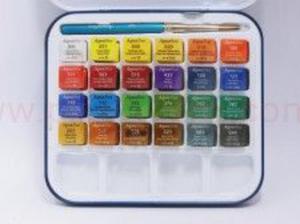 Komplet farb akwarelowych AQUAFINE TRAVEL SET METAL Daler-Rowney 24 szt - 2860108235