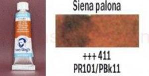 Farba akwarelowa Van Gogh Talens nr 411 Burnt sienna tubka 10 ml - 2860108512