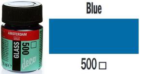 Farba do szka Talens Amsterdam Deco Glass 500 Blue 16 ml - 2860108544