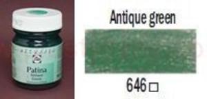 Farba dekoracyjna Decorfin Talens Patina nr 646 antique green 50 ml - 2860108682