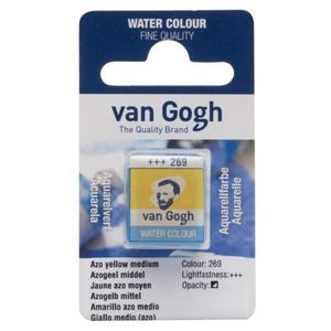 Farba akwarelowa Van Gogh Talens nr 269 Azo yellow medium kostka - 2860108688