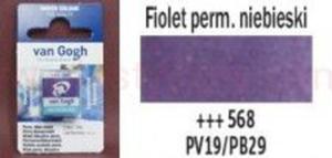 Farba akwarelowa Van Gogh Talens nr 568 Permanent blue violet kostka - 2860108697