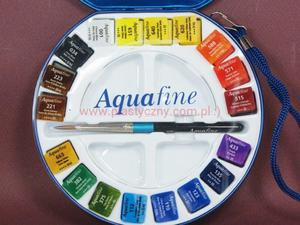 Komplet farb akwarelowych AQUAFINE TRAVEL SET METAL Daler-Rowney 18 szt - 2860108763