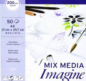 Blok Mix Media Imagine Canson A4 200g/m 50 ark - 2860109478