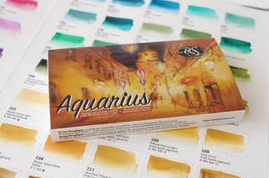 Komplet farb akwarelowych Aquarius Roman Szmal 12 kol paleta Artura Przybysza - 2860110062