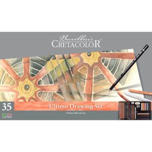 Zestaw Ultimo Drawing set Cretacolor 35 elementw - 2860110104