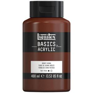 Farba akrylowa Liquitex Basics acrylic burnt sienna 400 ml - 2860110388