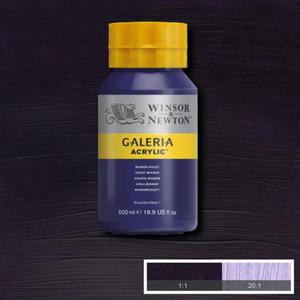 Farba akrylowa Galeria acrylic Winsor&Newton Winsor violet 500 ml - 2860110476