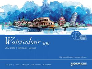 Blok akwarelowy Gamma Watercolour 18x24 cm 10 ark 300g/m - 2867012347