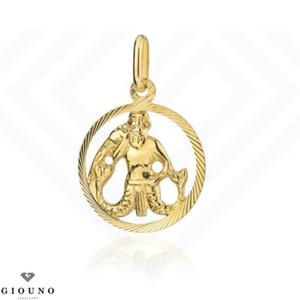 Zota zawieszka znak zodiaku WODNIK pr 585 - 2872617336