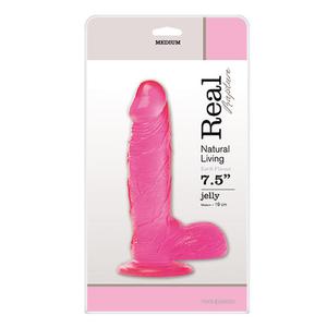 Dildo-JELLY DILDO REAL RAPTURE PINK 7.5"""""""""""""""" - 2876764826