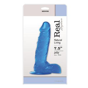 Dildo-JELLY DILDO REAL RAPTURE BLUE 7,5"""""""""""""""" - 2876764828