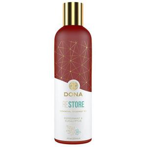 Dona - Essential Massage Oil Restore Peppermint & Eucalyptus 120 ml - 2876765661