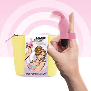 FeelzToys - Magic Finger Vibrator Pink - 2876765741