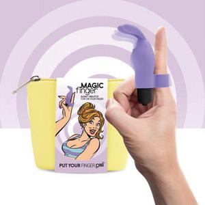FeelzToys - Magic Finger Vibrator Purple - 2876765742