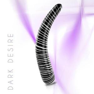 FeelzToys - Glazzz Glass Dildo Dark Desire - 2876765746