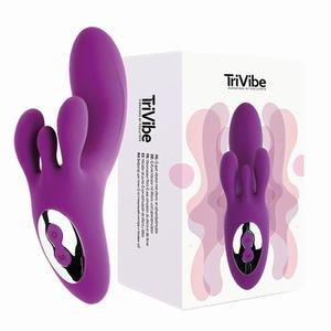 FeelzToys - TriVibe G-Spot Vibrator with Clitoral & Labia Stimulation Purple - 2876765772