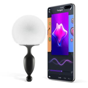 Magic Motion - Bunny App Controlled Vibrating Bunny Tail Anal Plug - 2876765779