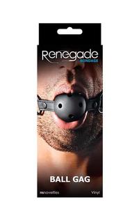 RENEGADE BONDAGE BALL GAG BLACK - 2876768308