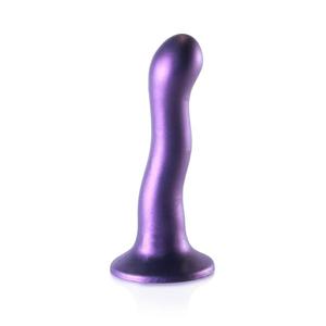 Ultra Soft Silicone Curvy G-Spot Dildo - 7'' / 17 cm - 2876768906