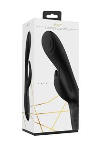 Cato - Pulse G-spot Rabbit - Black - 2876769398