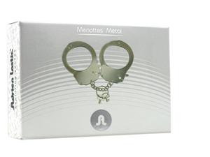 Kajdanki - mieszna zabawka-kadank- Metallic Handcuffs - 2876770528