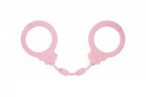 Kajdanki-Silicone Handcuffs Party Hard Suppression Pink - 2876771344