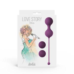 Vaginal balls set Love Story Diva Lavender Sunset - 2876771396