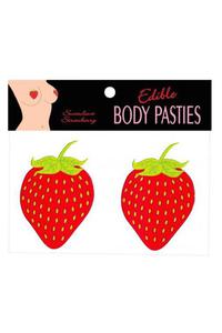 EDIBLE BODY PASTIES STRAWBERRY - 2876775734