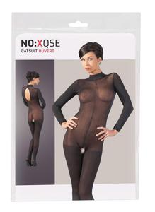 Catsuit with Lace Collar S/M - 2877016728
