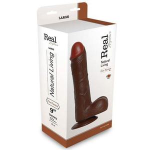 Wibrator-REALISTIC VIBRATOR REAL RAPTURE BROWN 9"""""""""""""""" - 2877150070