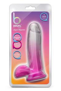 B YOURS SUGAR MAGNOLIA 7 INCH DILDO FUCHSIA - 2877150223