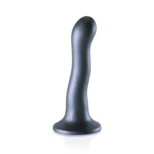 Ultra Soft Silicone Curvy G-Spot Dildo - 7'' / 17 cm - 2877264738