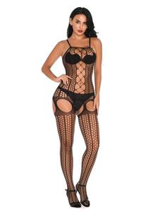 Body Pleasure - Sexy Lingerie Set - one size - black TL127 - 2877470156