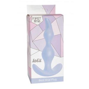 Plug-Bent Anal Plug Blue - 2877583990