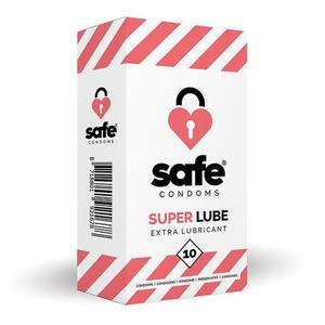 SAFE - Condoms Super Lube Extra Lubricant (10 pcs) - 2877843115