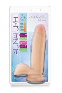 AU NATUREL 7INCH SENSA FEEL DILDO BEIG - 2877843398