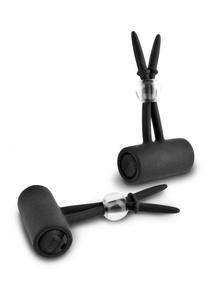 Vibrating Nipple Lassos Black - 2877932529