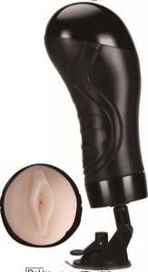 Bull power black wallmounted vibrating masturbator - 2878024678