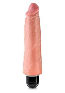 King Cock 8 Inch Vibr Stiffy Light skin tone - 2878137329