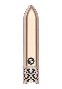 Glitz - Rechargeable ABS Bullet - Rose Gold - 2878399711